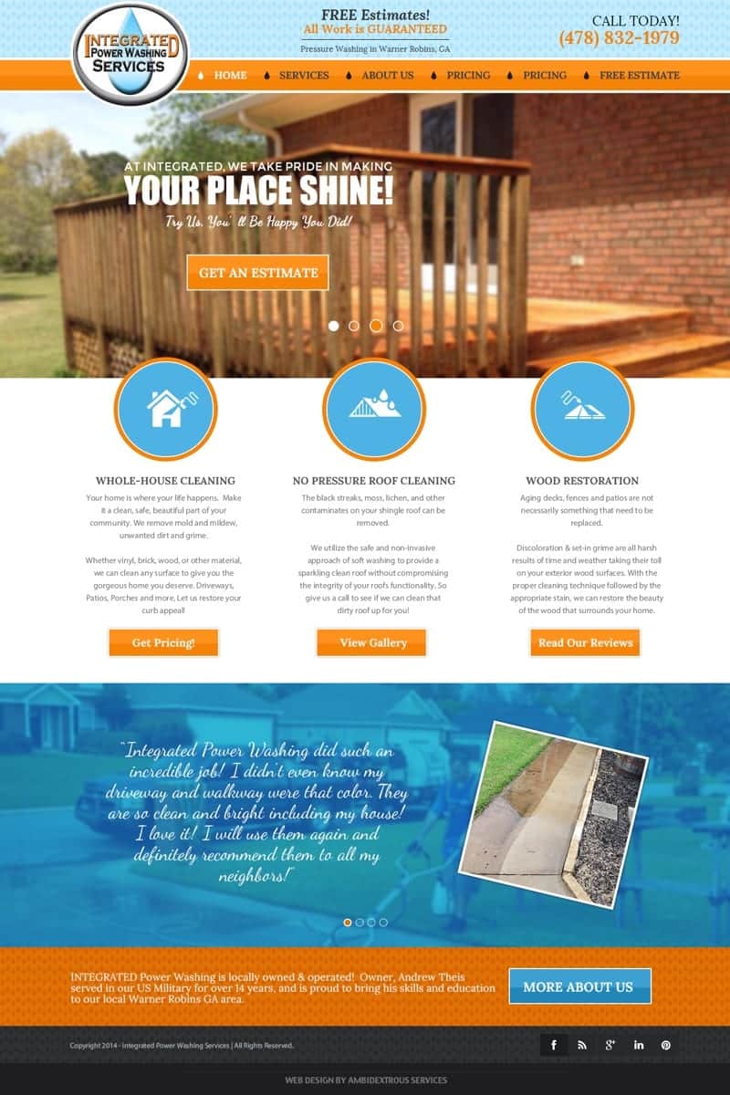 Integrated Powerwashing Services - Ambidextrous Services Integrated Powerwashing Services