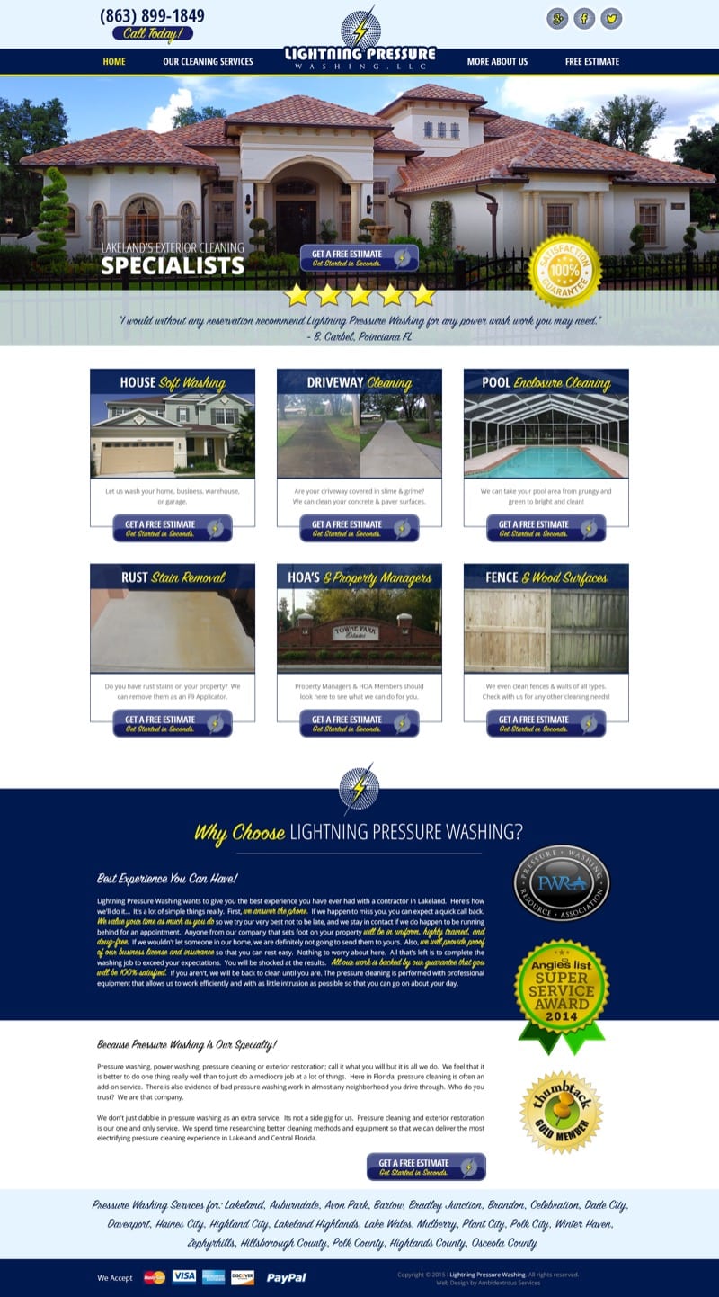 Lighting Pressure Washing, LLC