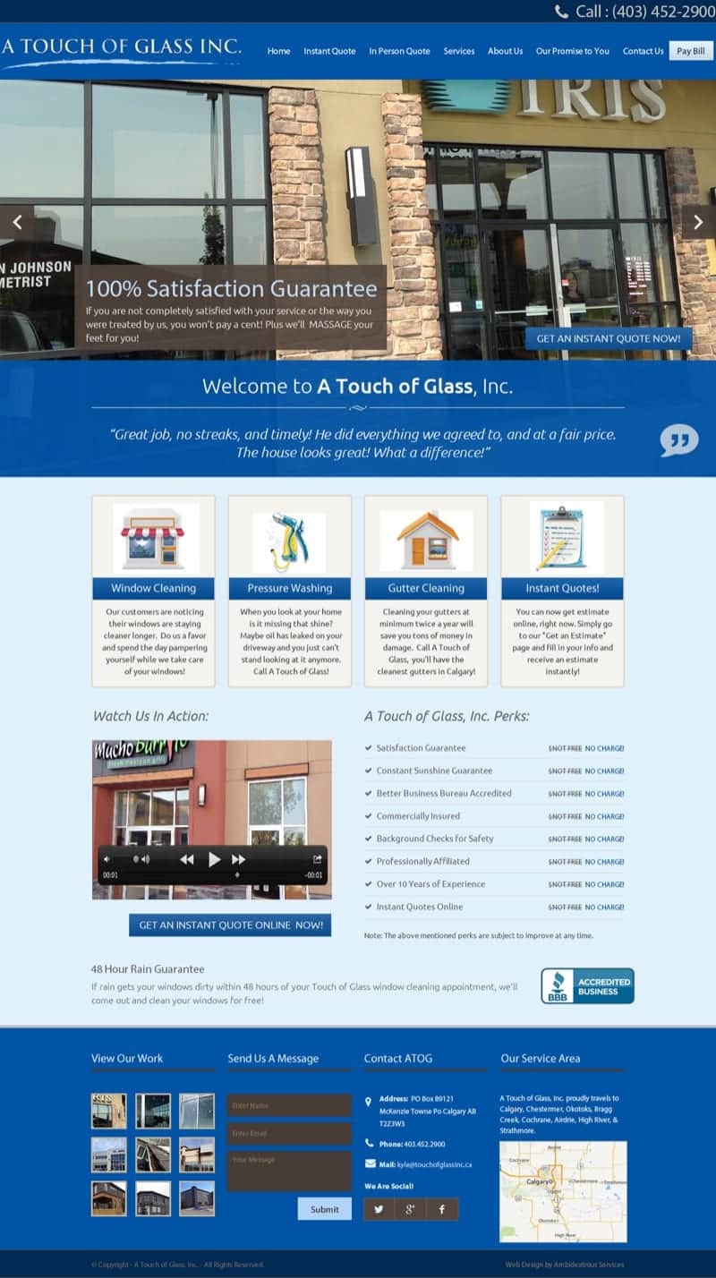 a Touch of Glass - Ambidextrous Services A Touch Of Glass