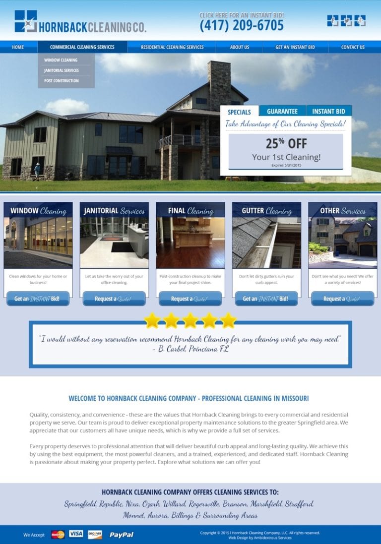 Hornback Cleaning Co. Hornback Cleaning Co.